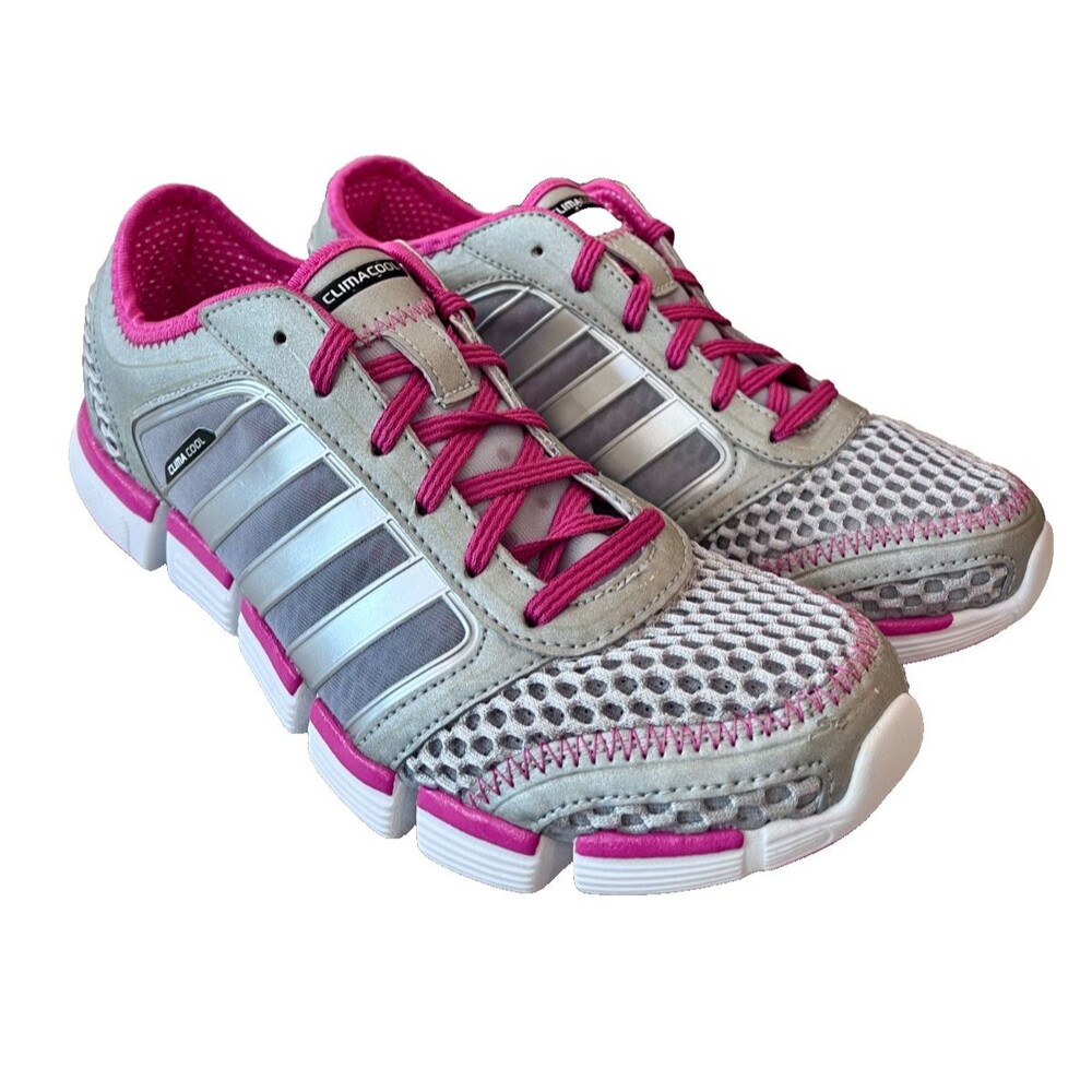 Adidas NEW Size 8 Climacool Oscillation Running Training Shoes Grey Pink G47129